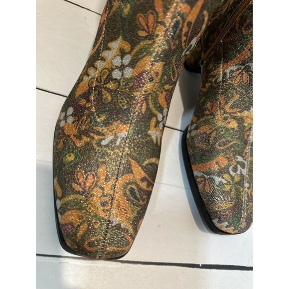 CHELSEA & VIOLET WOMENS ZAYLA FLORAL BOOTS - SIZE 8M- NWOB - Picture 5 of 10